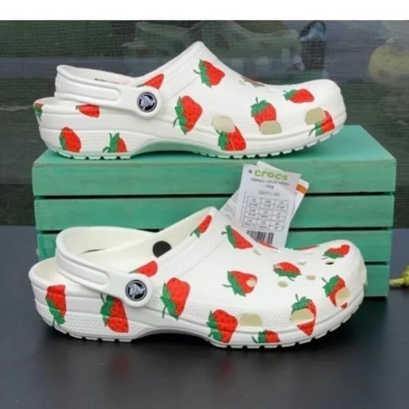 strawberry crocs famous footwear